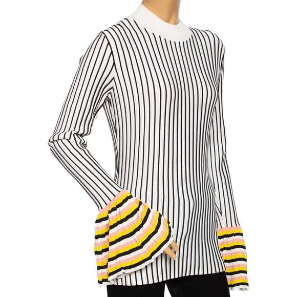 Emilio Pucci Striped Ribbed-knit Sweater - Picture 3 of 7